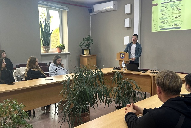 В. о. студентського декана Іван Міщій окреслює можливості участі здобувачів освіти в органах студентського самоврядування